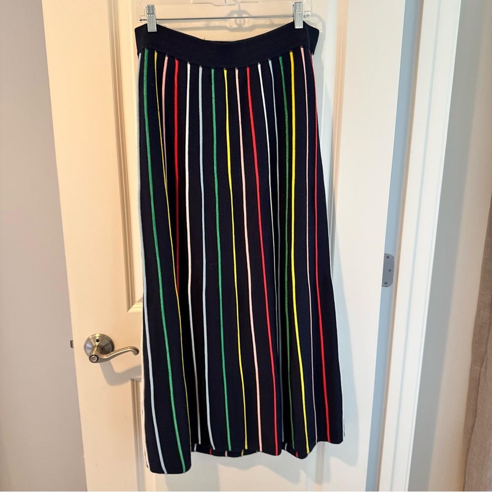 Pearl by Lela Rose Multi Color Knit Maxi Skirt | L - Picture 2 of 7